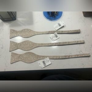 Eton Set of 3 100% Silk Bow ties summer Wedding Floral bow ties